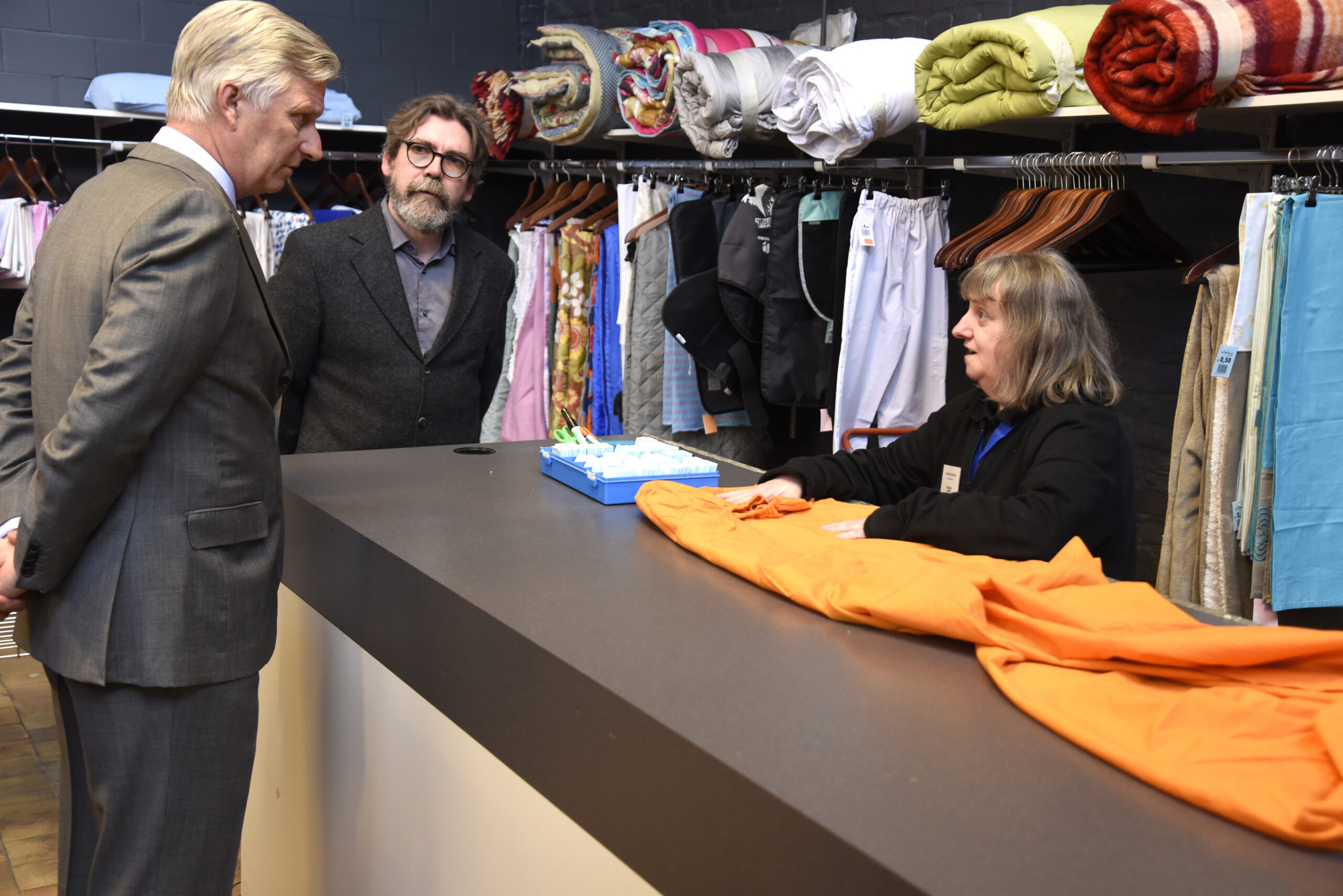 Koninklijk bezoek Kringloopwinkel Avelgem - 31/03/2022