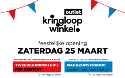 De Kringloopwinkel Outlet opent feestelijk op 25 maart