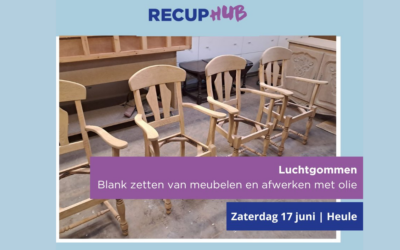 Ontdek de workshops upcycling van RecupHub