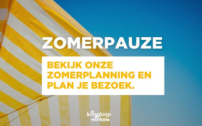 Zomerpauze in De Kringloopwinkel: collectief verlof voor deel Kringloopwinkels